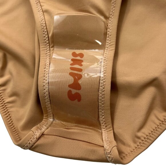 SKIMS Swim One Shoulder Monokini Ochre Womens Small - Picture 9 of 14